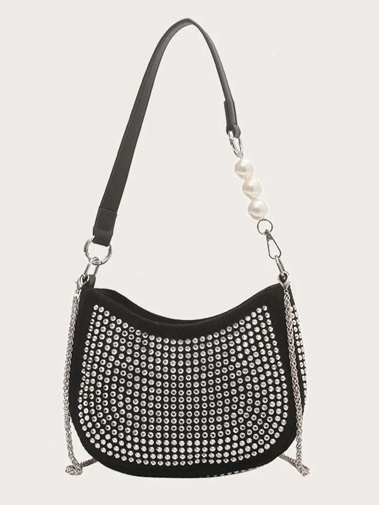 Rhinestone essential handbag