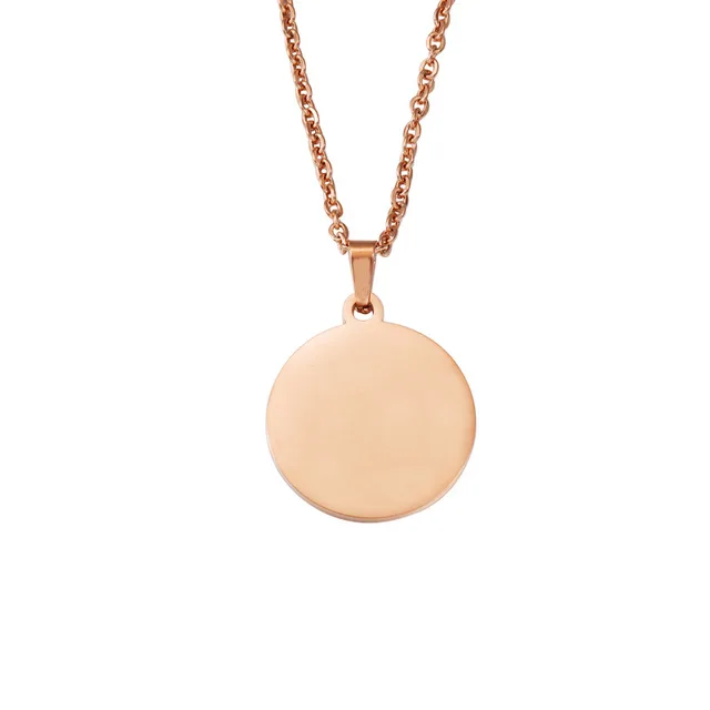 Personalized Disc Necklace (Ready in 1-2 days )