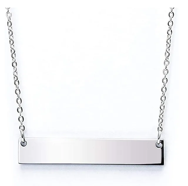 Personalized Bar Necklace, (Ready in 1-2 days)