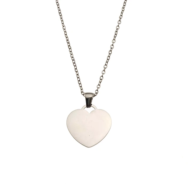 Personalized heart Necklace (Ready in 1-2 days )