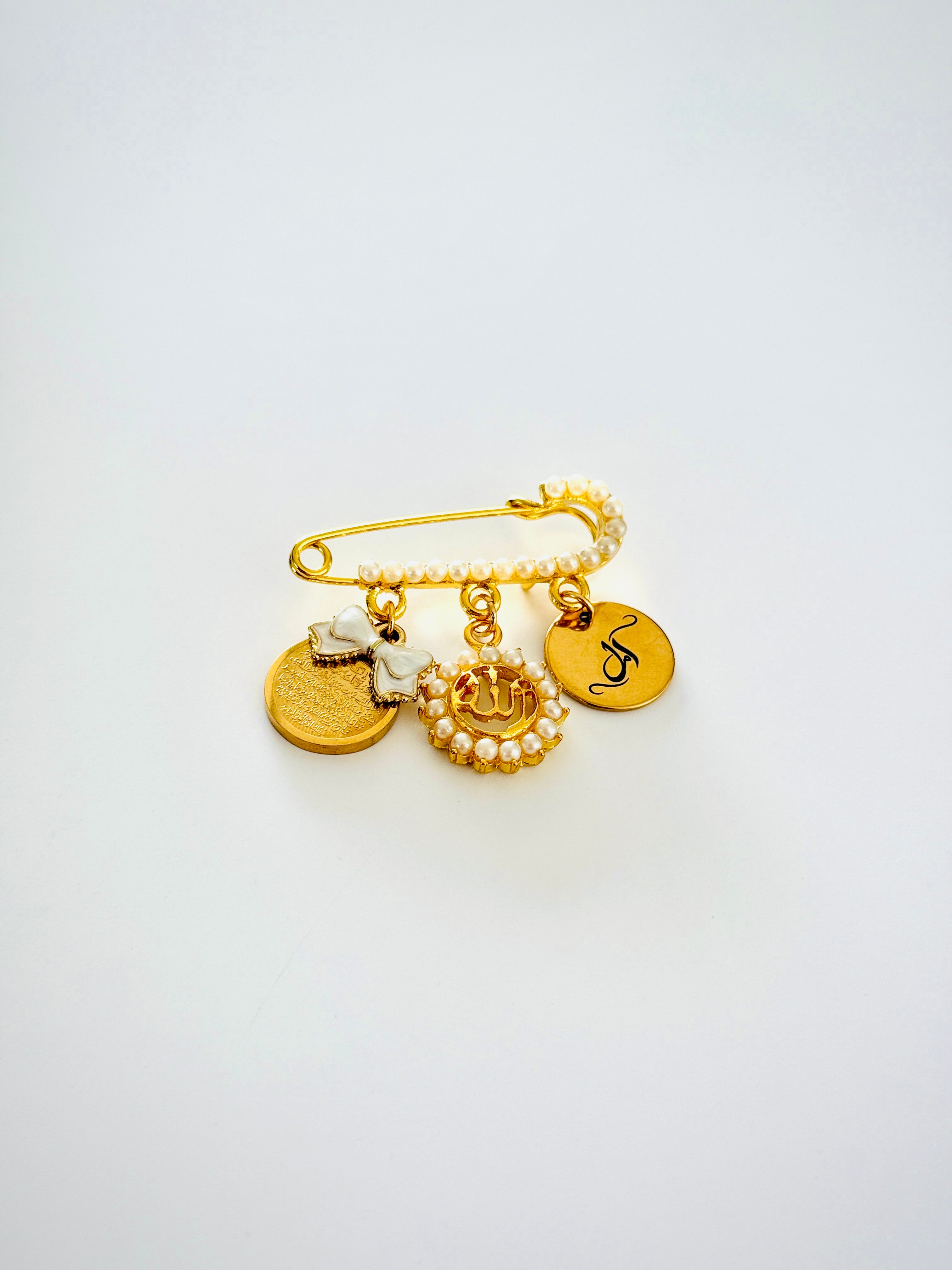 Pearl Ayatul Kursi baby pin
