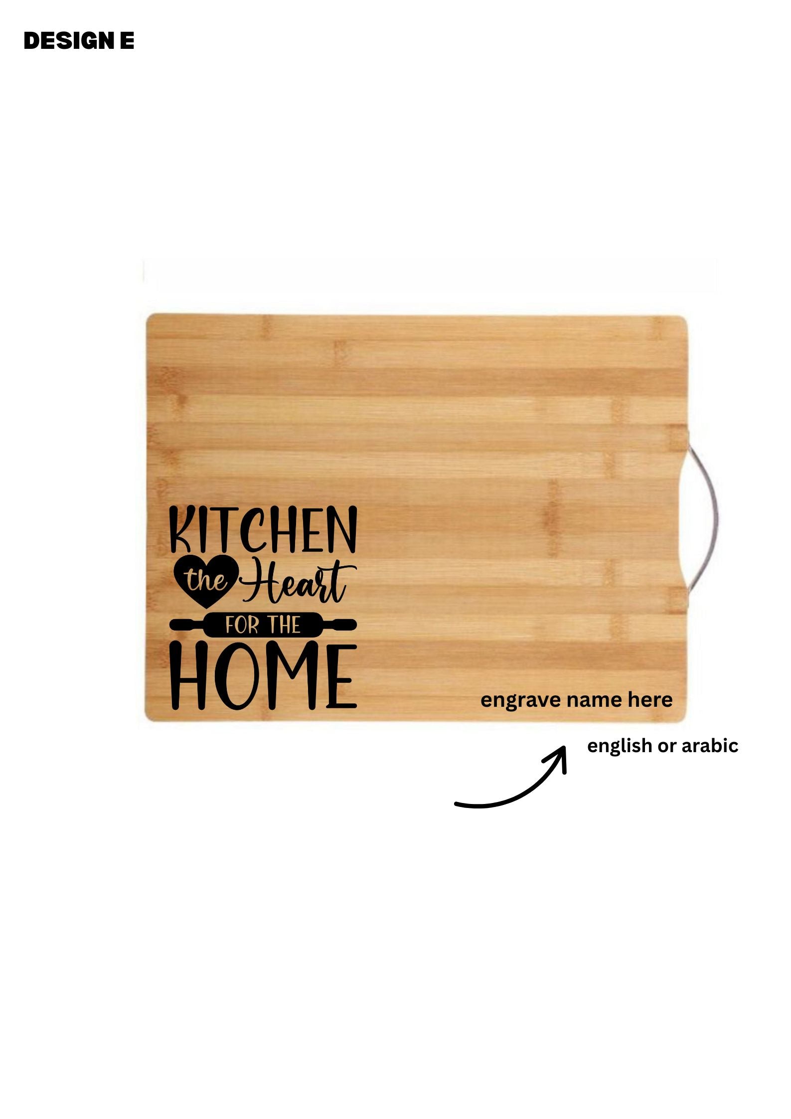 Personalised Bamboo Cutting board