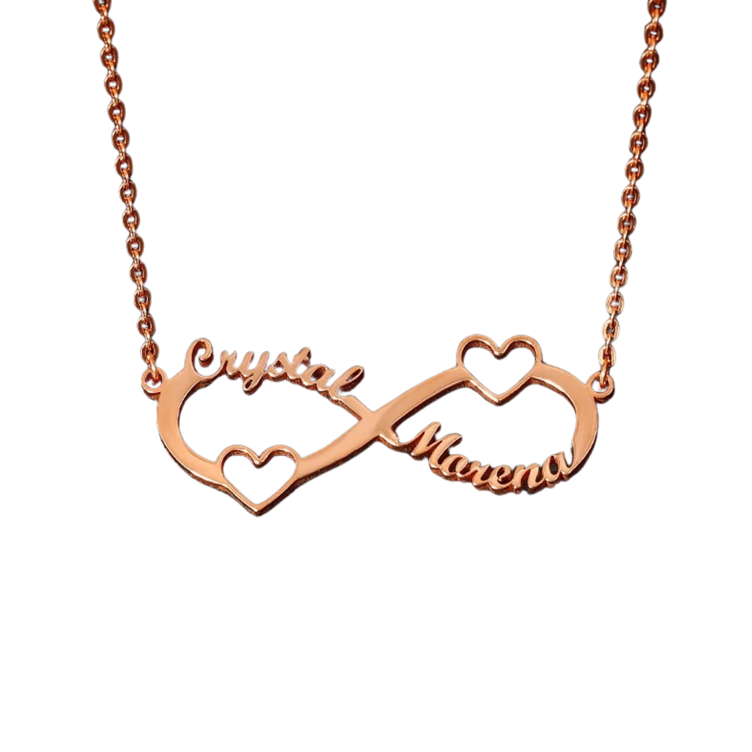 Personalised Infinity design necklace orders CLOSED