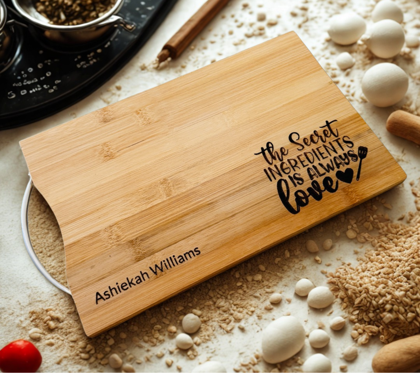 Personalised Bamboo Cutting board