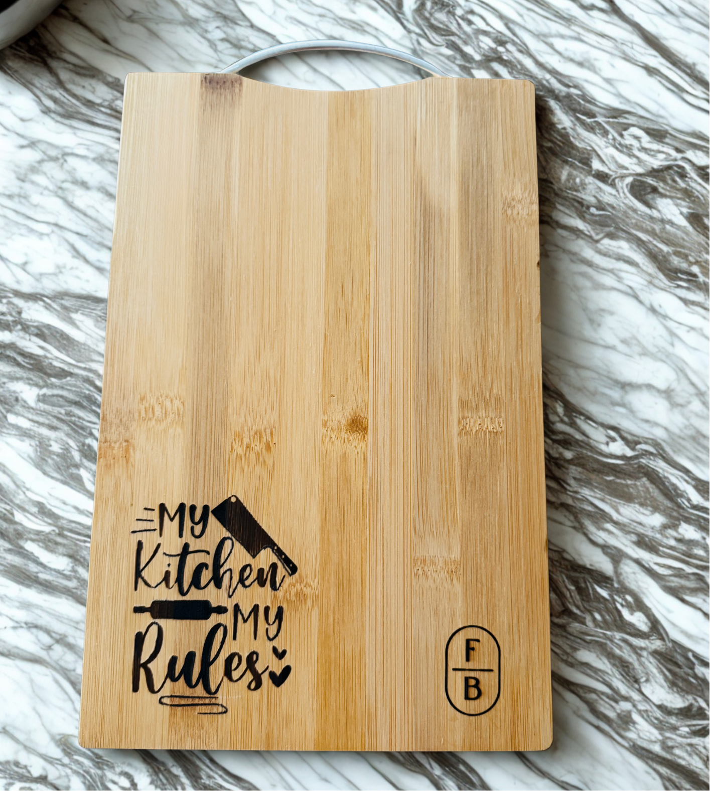 Personalised Bamboo Cutting board
