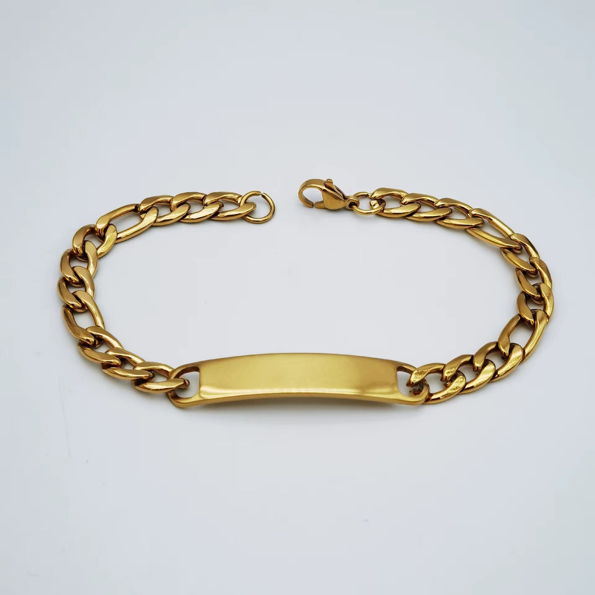 Custom ID Engraved Bracelet set