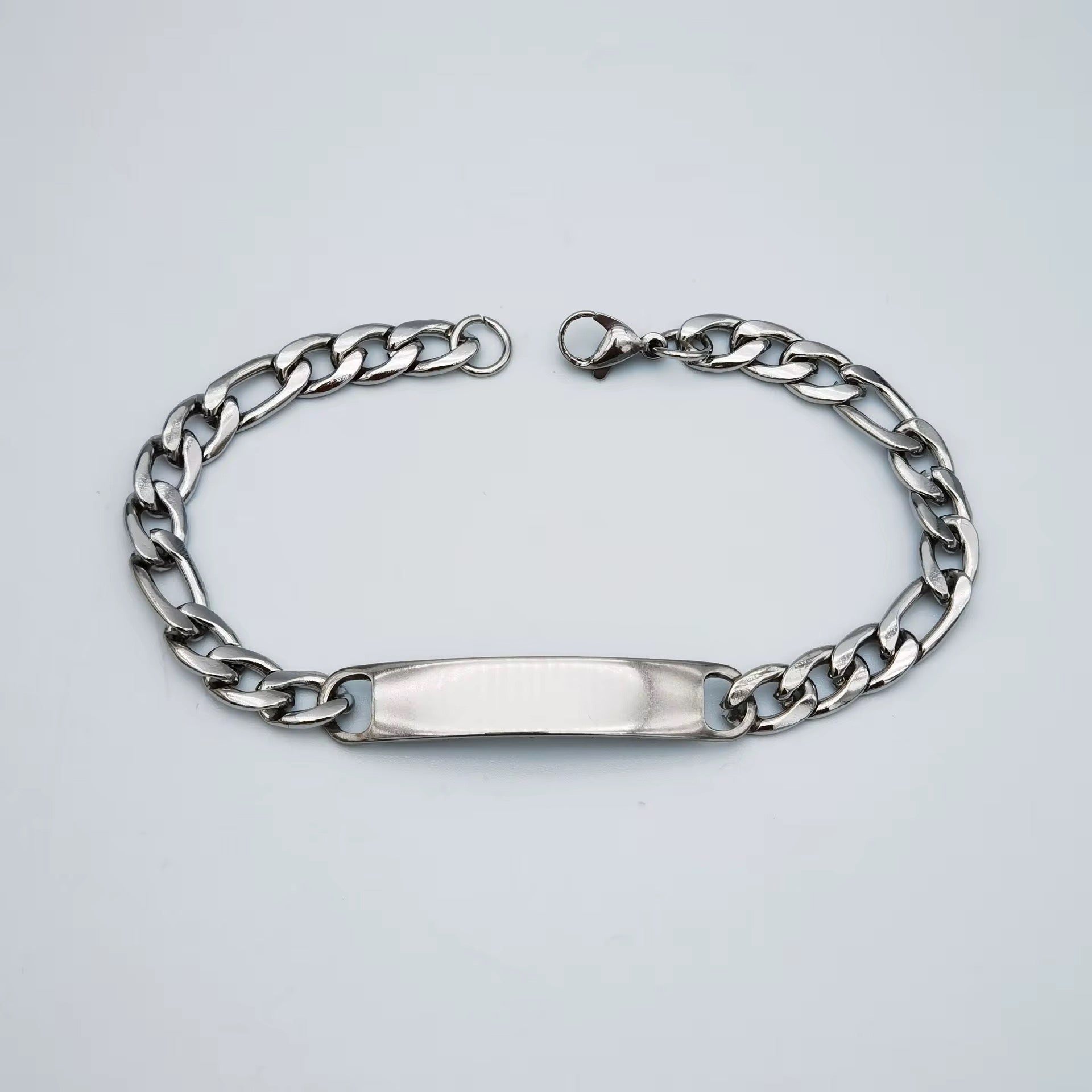 Custom ID Engraved Bracelet set