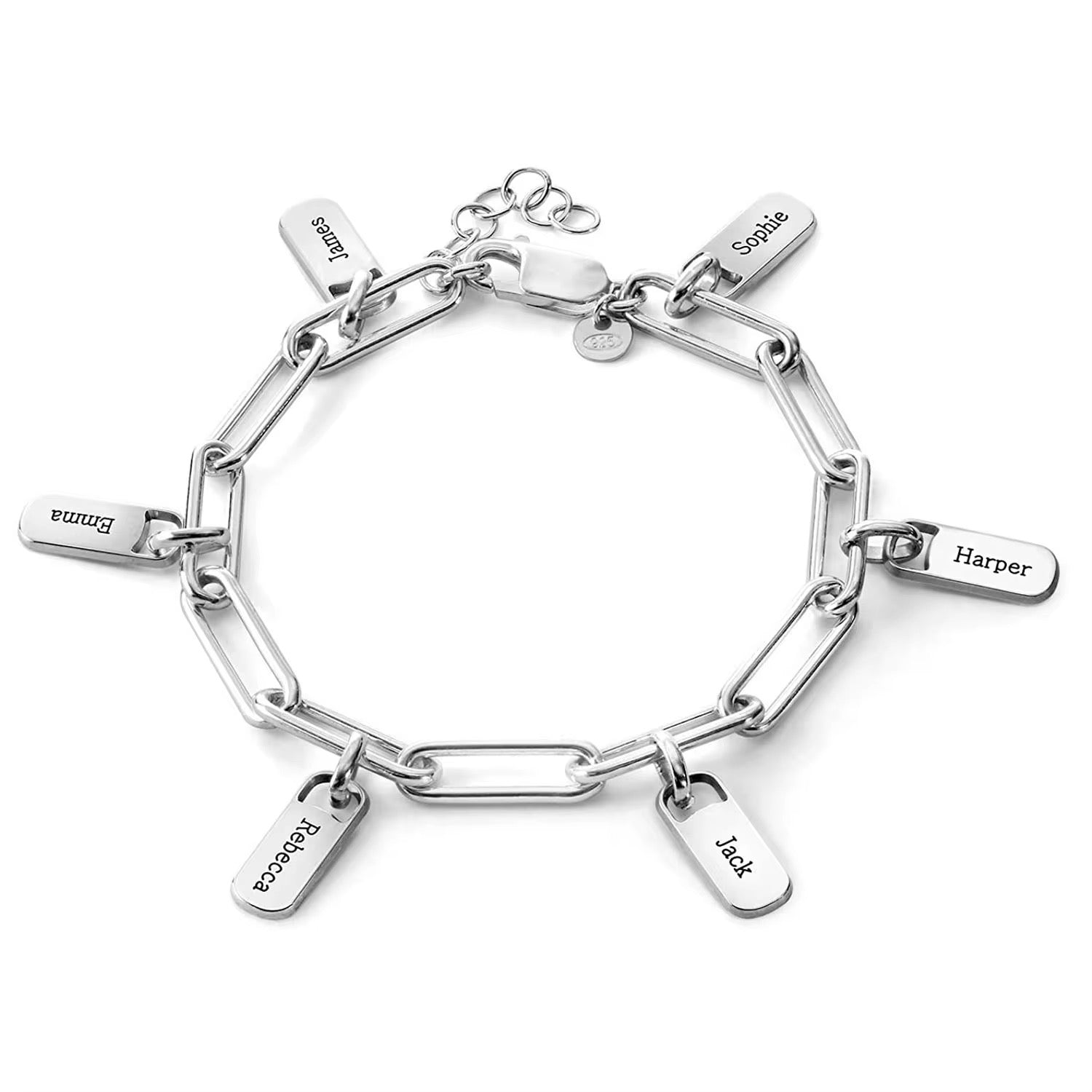 Forever link charm bracelet