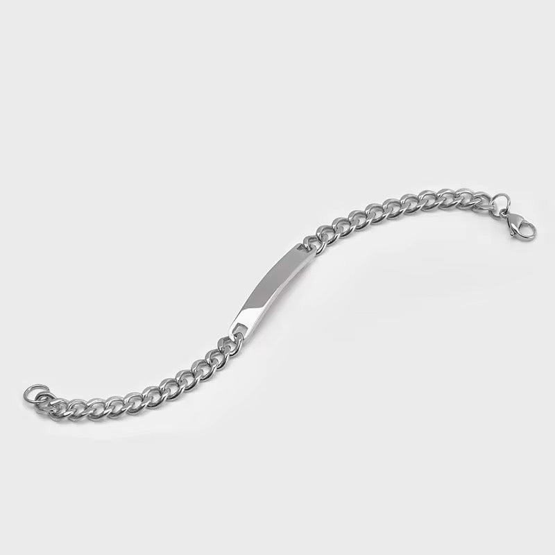 Custom ID Engraved Bracelet