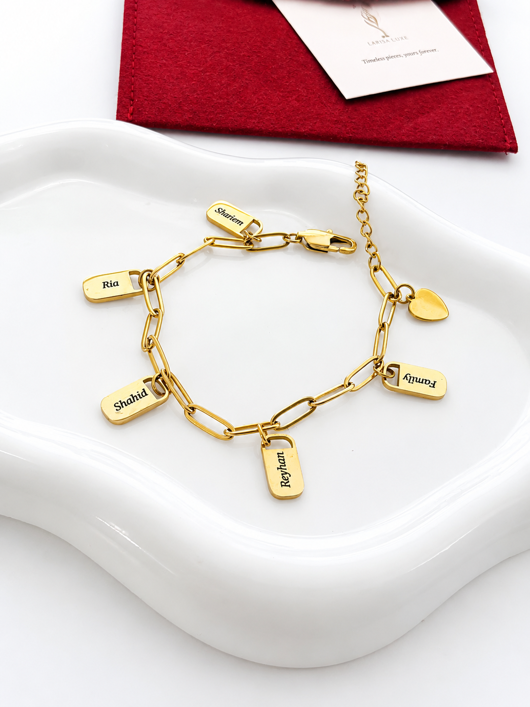 Forever link charm bracelet