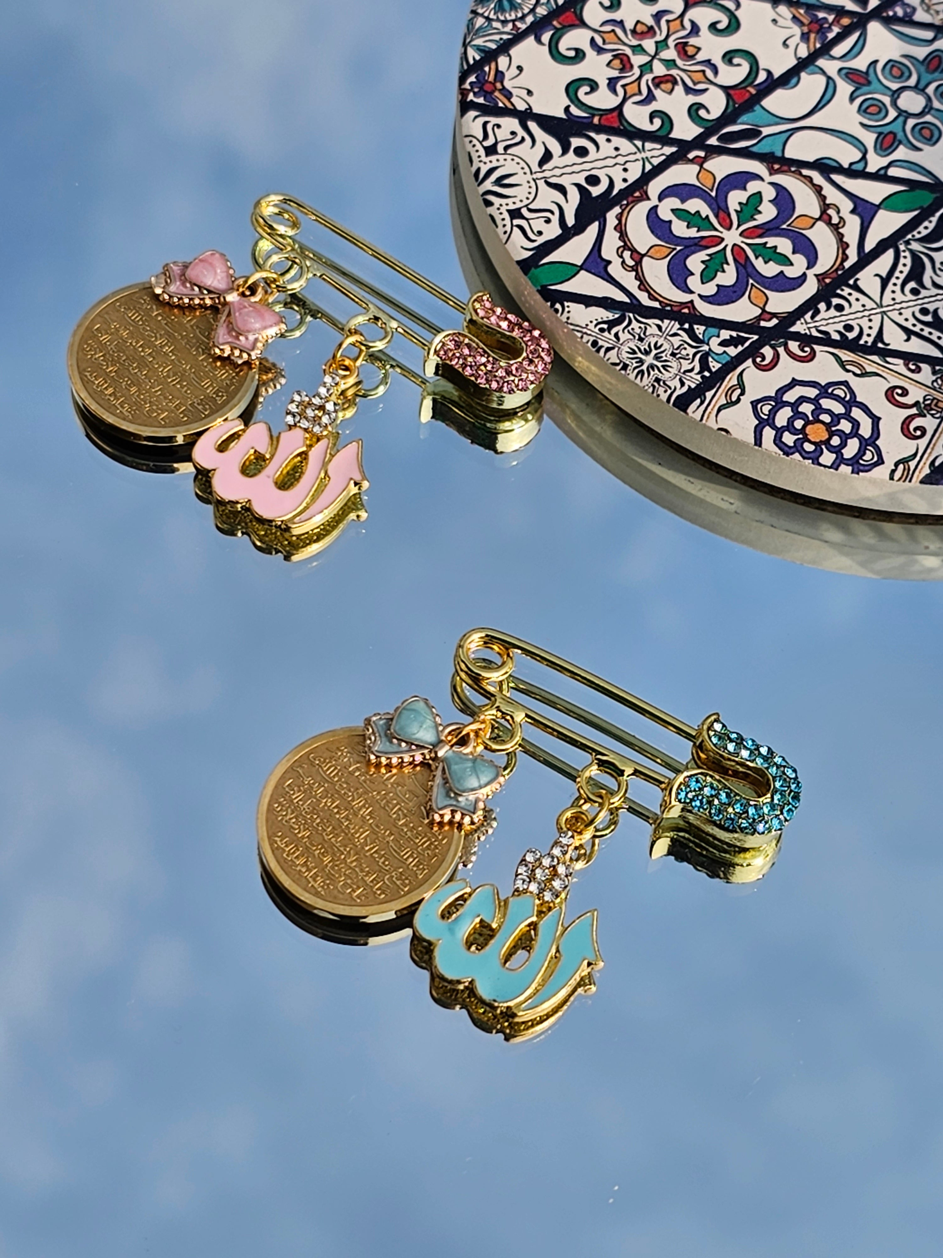 Baby pin Ayatul turkish design - best seller