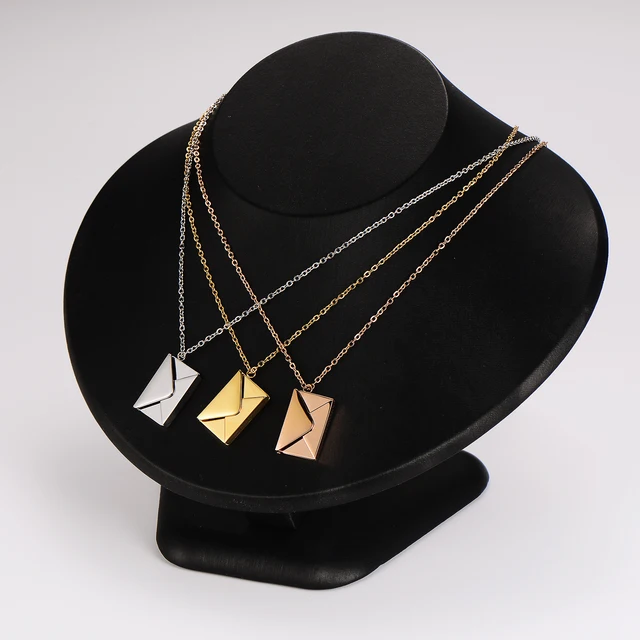 Personalized envelope Necklace (Ready in 1-2 days )