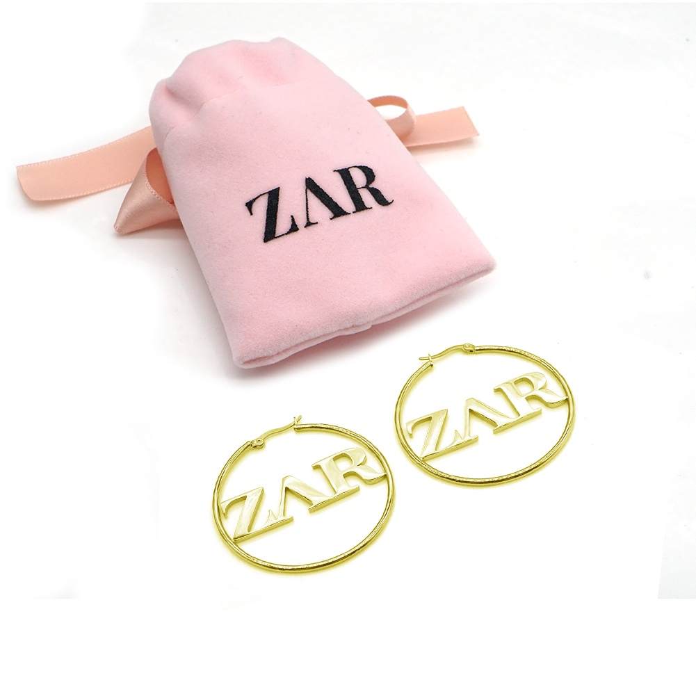 Zar 18k Gold plated hoops