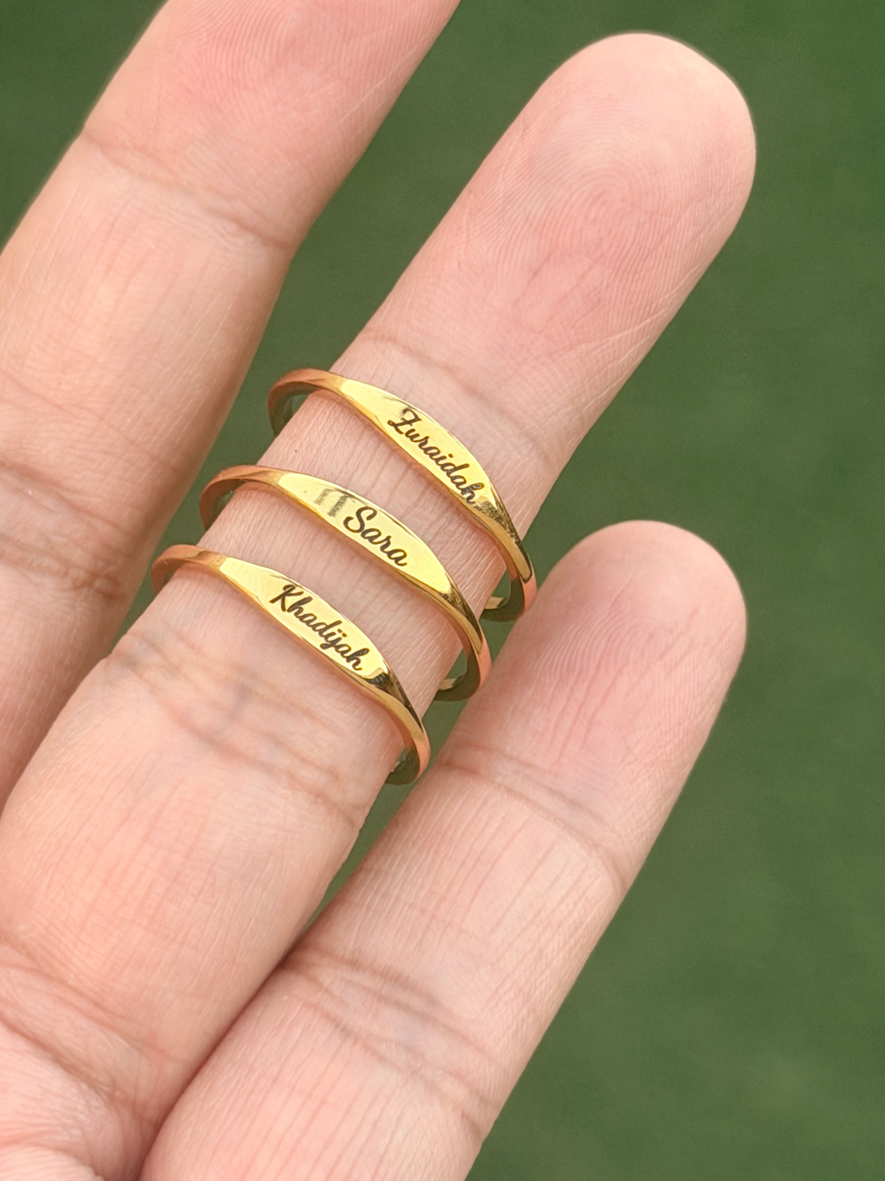 Personalised ring