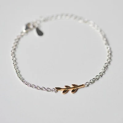 s925 silver olive bracelet