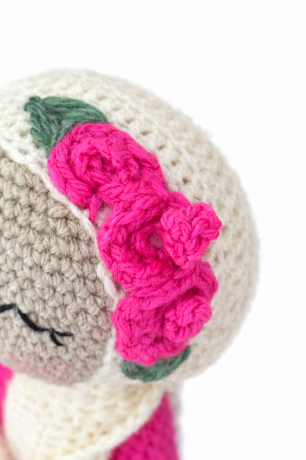 The Blossom Sisters Handmade Crochet Dolls (30cm)