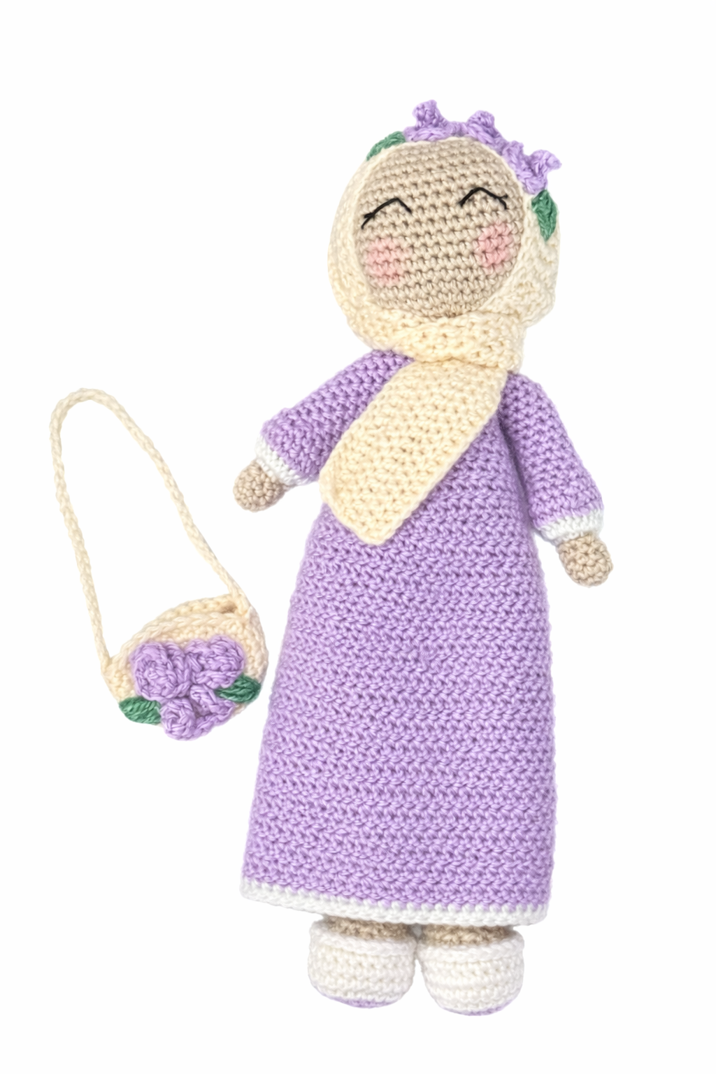 The Blossom Sisters Handmade Crochet Dolls (30cm)