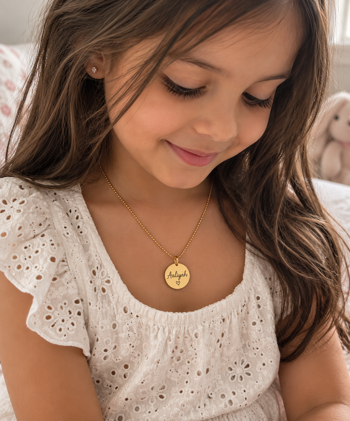 Mini kids keepsake necklace